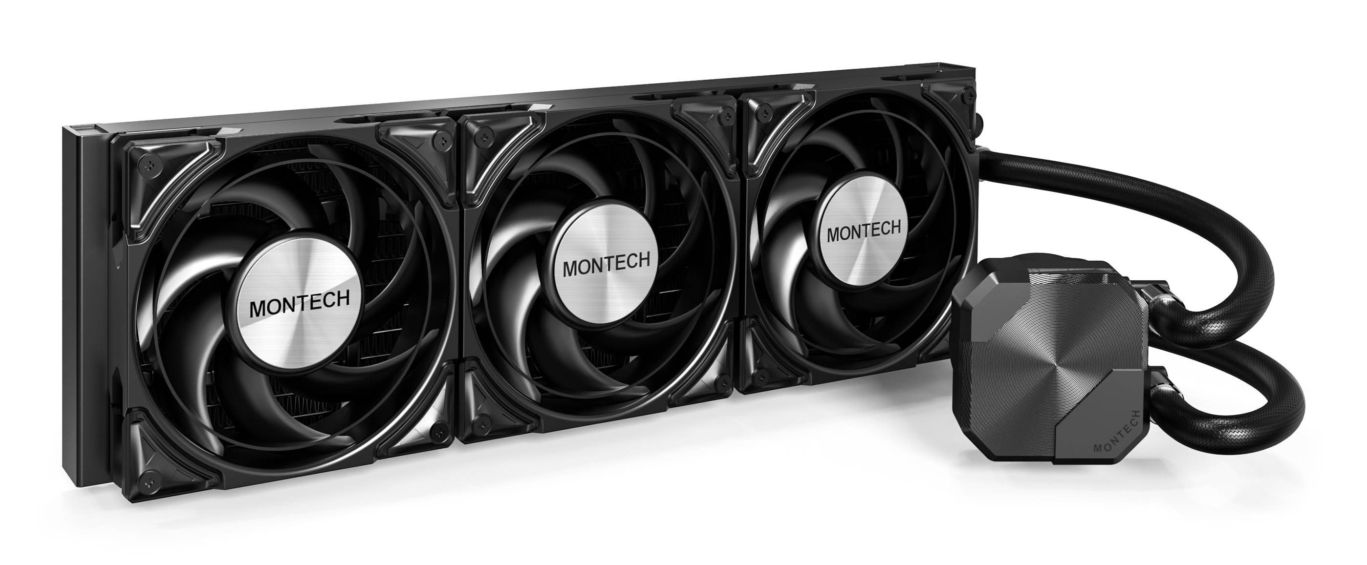 Montech HyperFlow Silent 360 All-in-One-Flüssigkeitskühler 3x 120 mm Schwarz