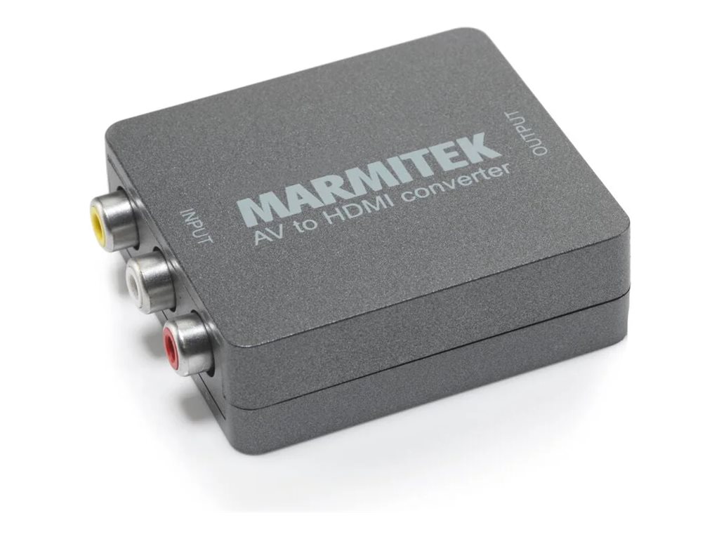 Marmitek Connect AH31 SCART/RCA zu HDMI Konverter Schwarz