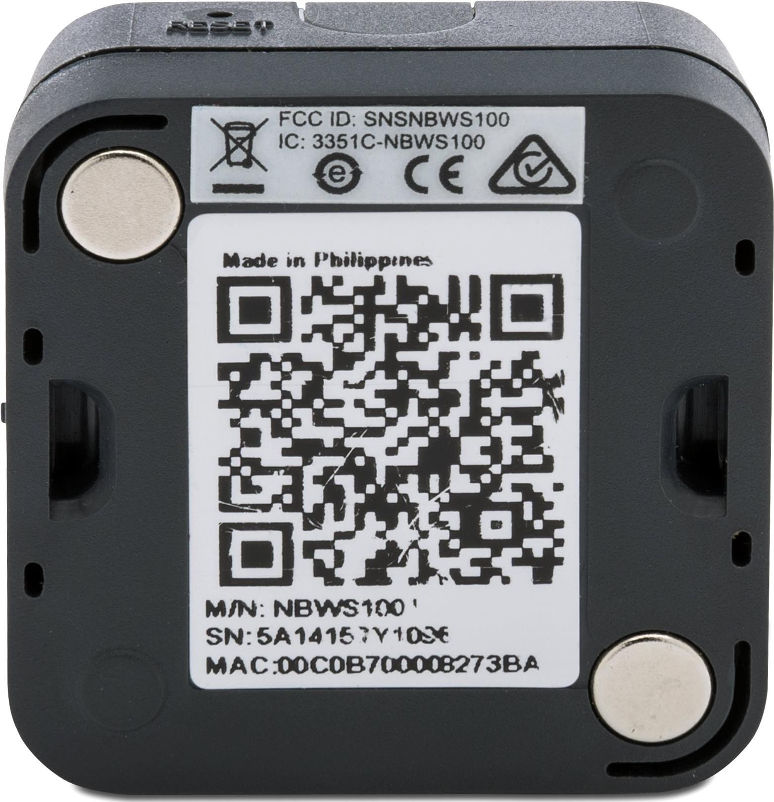 APC NetBotz NBWS100H Kabelloser Temperatur- und Feuchtigkeitssensor Grau