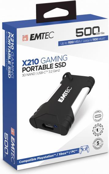Emtec X210G 500 GB USB Typ-C (ECSSD500GX210G)