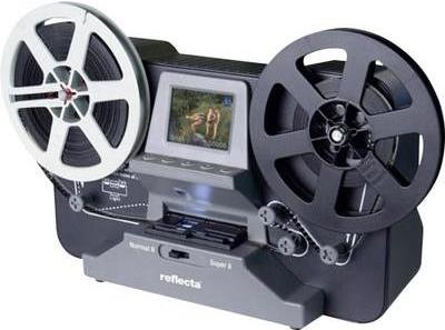 Reflecta Super 8 Normal 8 Filmscanner 1440 x 1080 Pixel Super 8 Rollfilme, Normal 8 Rollfilme, TV-Ausgang, Speicherkarten-Steckplatz, Display, Digitalisierung (66040)