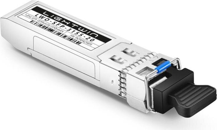 Lightwin 1.25 Gbit SFP BIDI, 1310nmTX/1550nmRX, 20km, DDM, LC-Simplex, Singlemode SFPs / XFPs (LWO-SFP-3155-20)