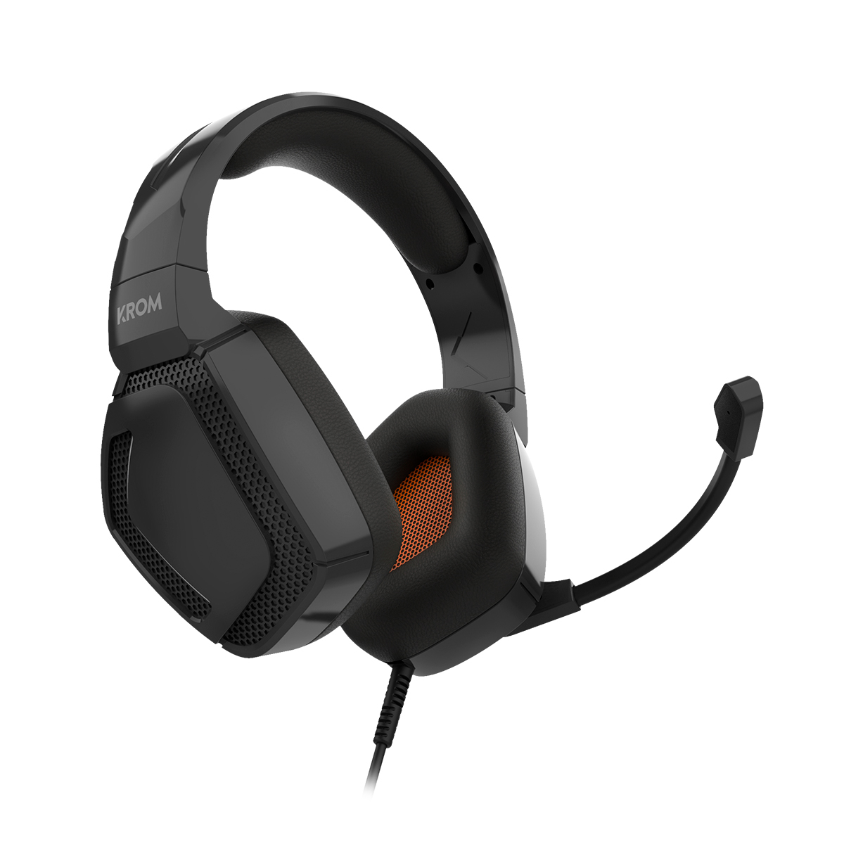 Krom Gaming KOPA PRO Kabelgebundenes Gaming-Headset 3,5 mm Klinke 20–20000 Hz Schwarz