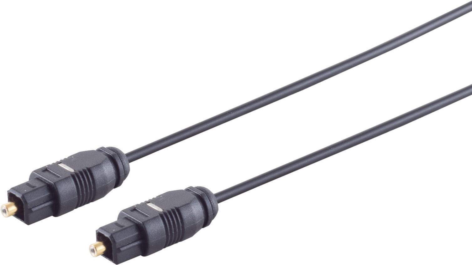 S/CONN maximum connectivity Lichtwellenleiterkabel 2,2mm, Toslink-Stecker auf Toslink-Stecker, 20,0m (69002-20)