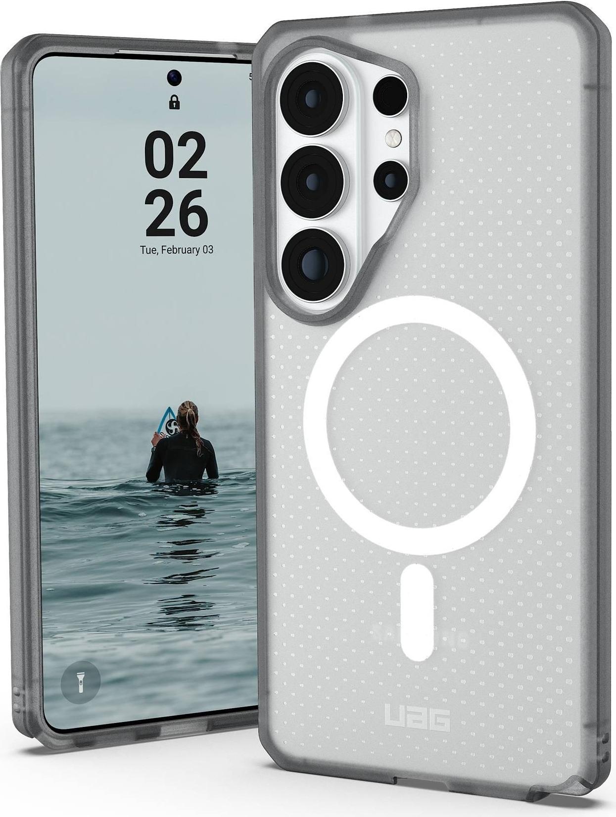UAG Urban Armor Gear Dot Case mit Magnet-Modul | Samsung Galaxy S26 Ultra | frosted ice (transparent)/ash (grau) | 214519110231 (214519110231)