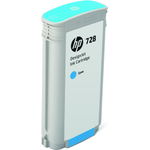 HP 728 130-ml Cyan Tintenpatrone (F9J67A)