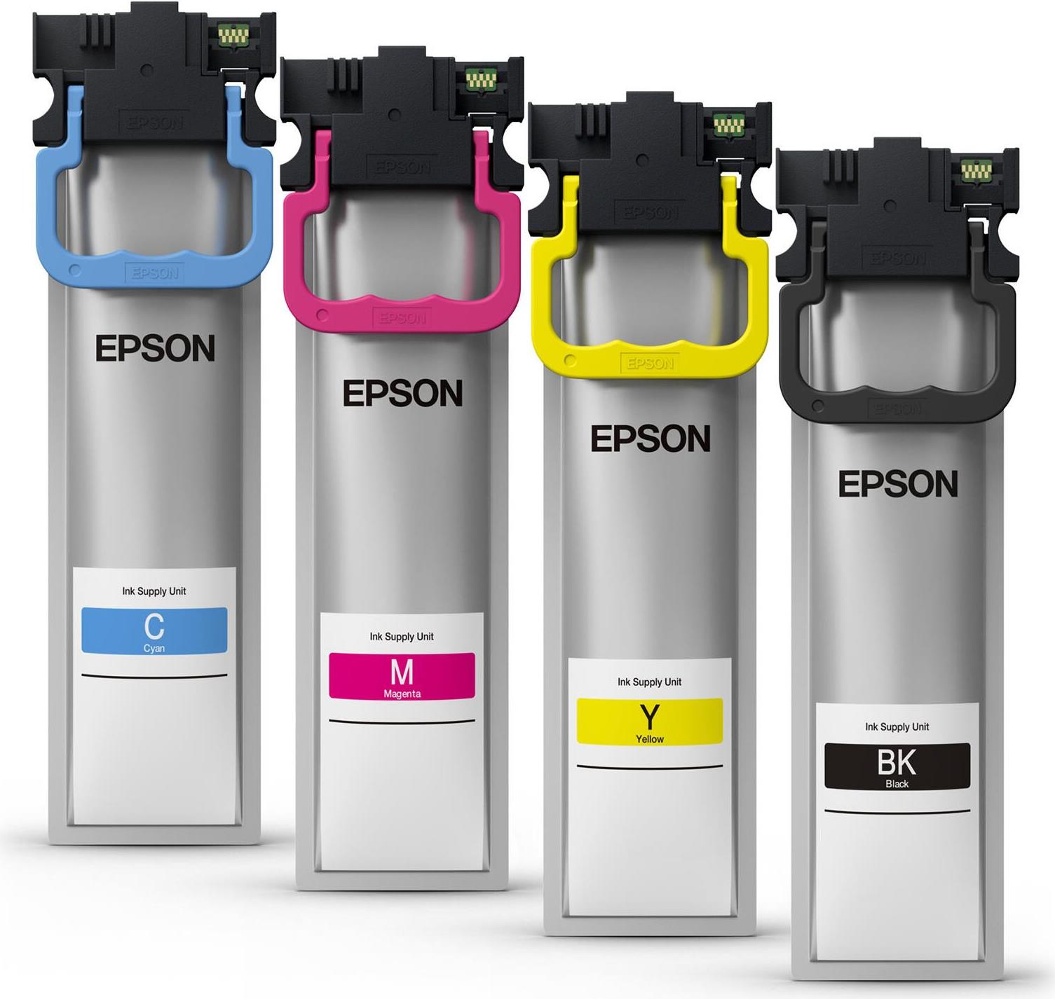 Epson Original WF-C53xx/WF-C58xx L - 4er Multipack (cyan, magenta, yellow, schwarz) (OPWF-C53xx/WF-C58xxLset)