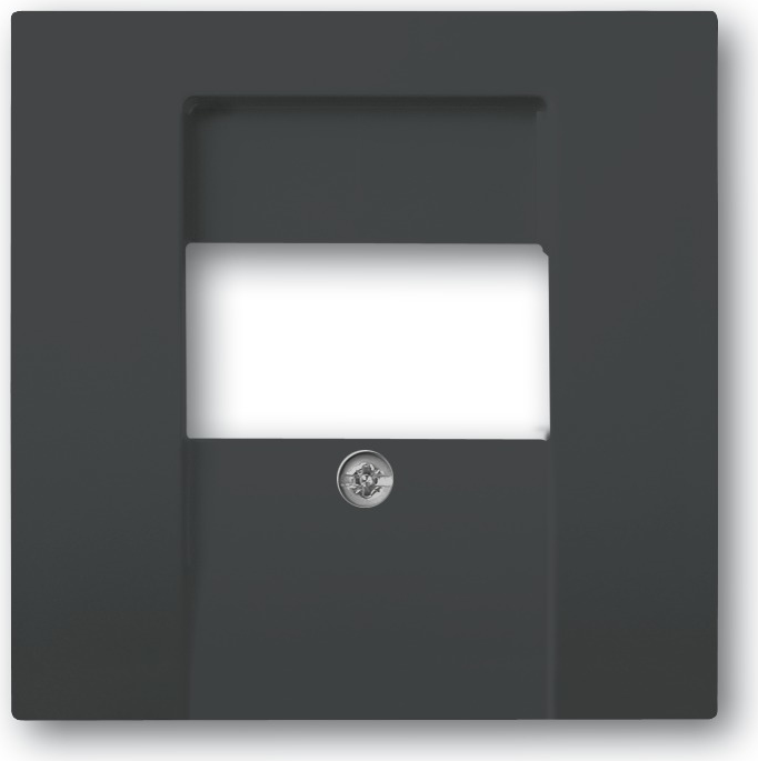 Busch Jaeger 1710-0-3903 Wandplatte/Schalterabdeckung Schwarz (1710-0-3903)