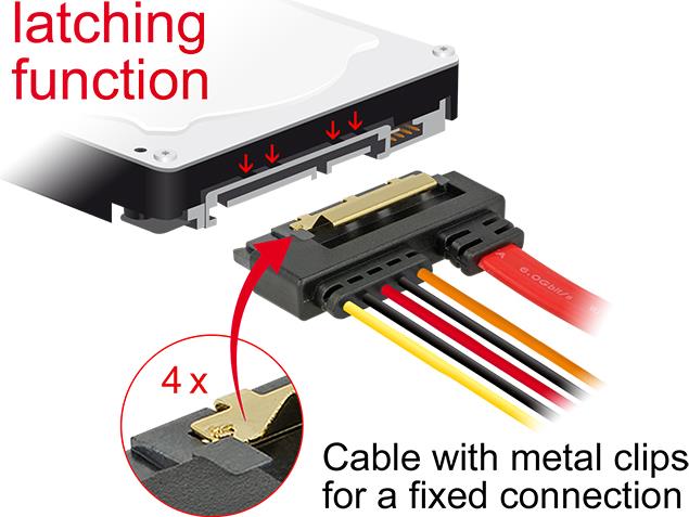 DeLOCK SATA-Kabel Serial ATA 150/300/600 (85228)