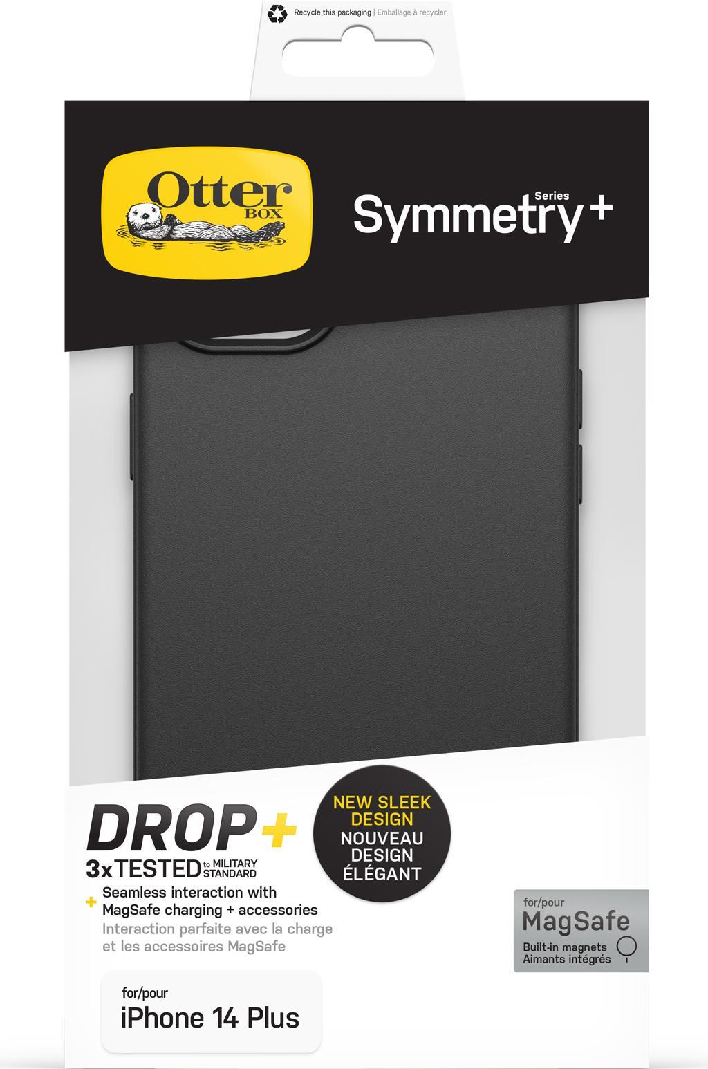 OtterBox Symmetry Plus Hülle für iPhone 14 Plus schwarz (77-88999)