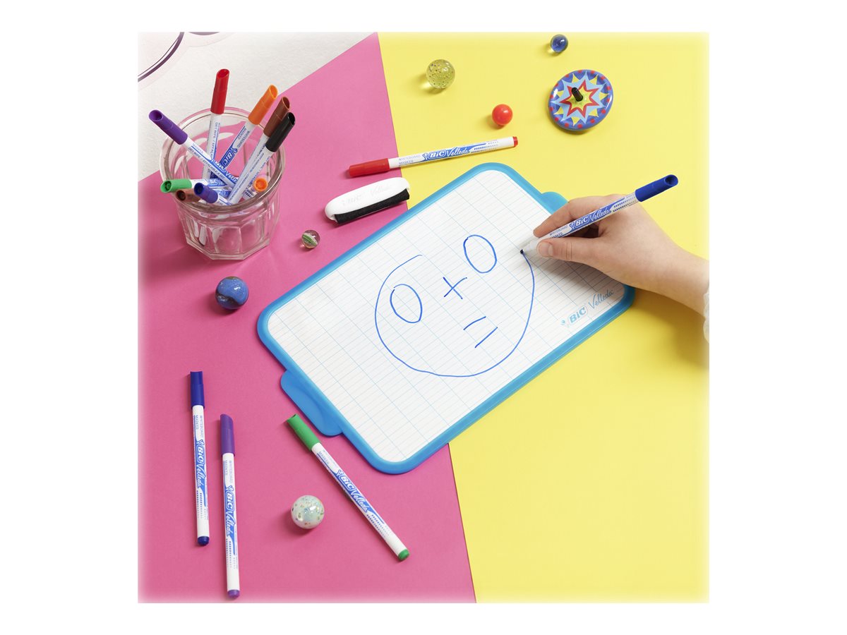 BIC VELLEDA 1721 Whiteboard-Marker 1,5 mm Rundspitze 4er Set