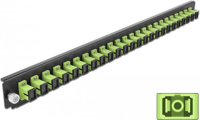 DeLOCK Rack-Montageblech für Glasfaser-Spleißbox (43356)