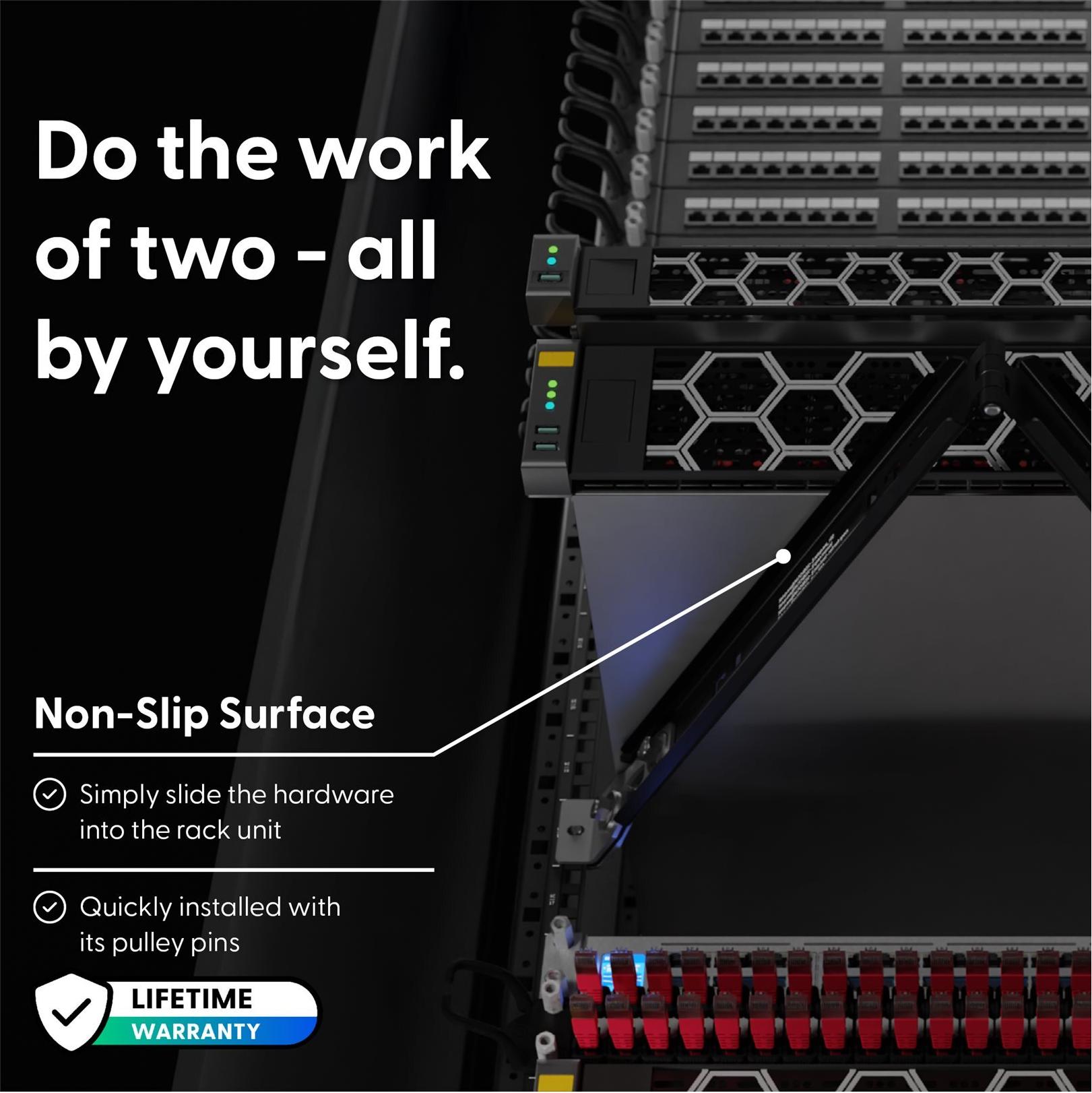 PATCHBOX Setup.exe 2.0 Rack-Installationswerkzeug 1 HE Schwarz