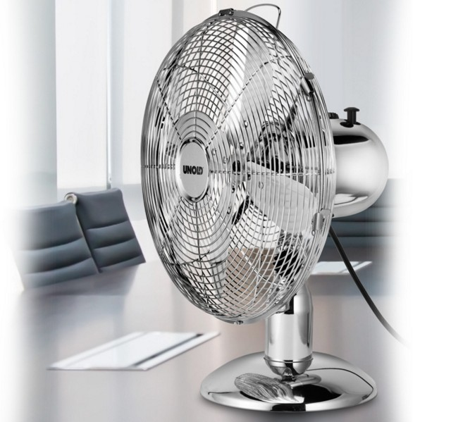 Unold 86830 Tischventilator Chrom 30 cm 35 W