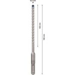 Bosch Accessories EXPERT SDS plus-7X 2608900072 Hammerbohrer 1 Stück 6.00 mm Gesamtlänge 165 mm SDS-Plus 1 St. (2608900072)