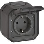 Legrand Plexo NEW SCHUKO-Steckd. 069799L anthrazit 10 (069799L)