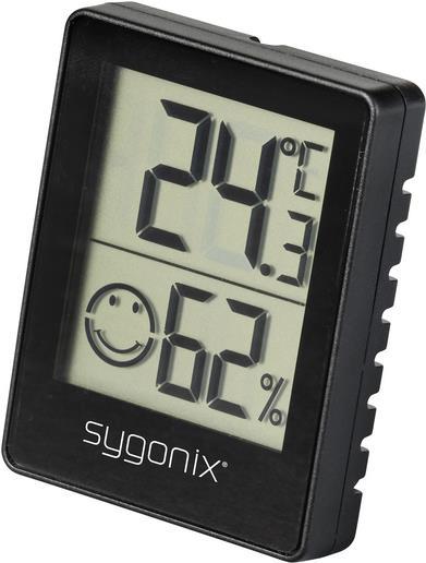 Sygonix Thermo-/Hygrometer Schwarz (SY-5268502)