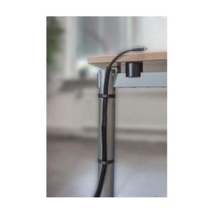 InLine® Kabelkanal, Geflechtschlauch mit Polyestergewebemantel, selbstverschließend in schwarz, 25mm Durchmesser , 1m (59991C)