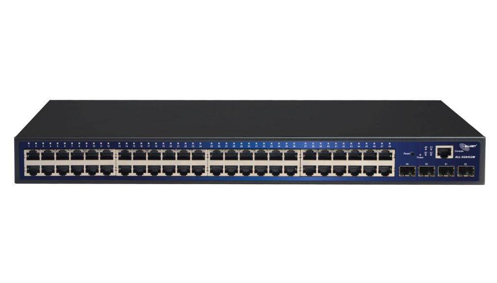 ALLNET ALL-SG8452M 48-Port Managed L2 Gigabit Ethernet Switch Schwarz
