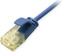 Equip Patchkabel Cat6A Slim U/UTP 2xRJ45 blau LSZH Polybeutel (626307)