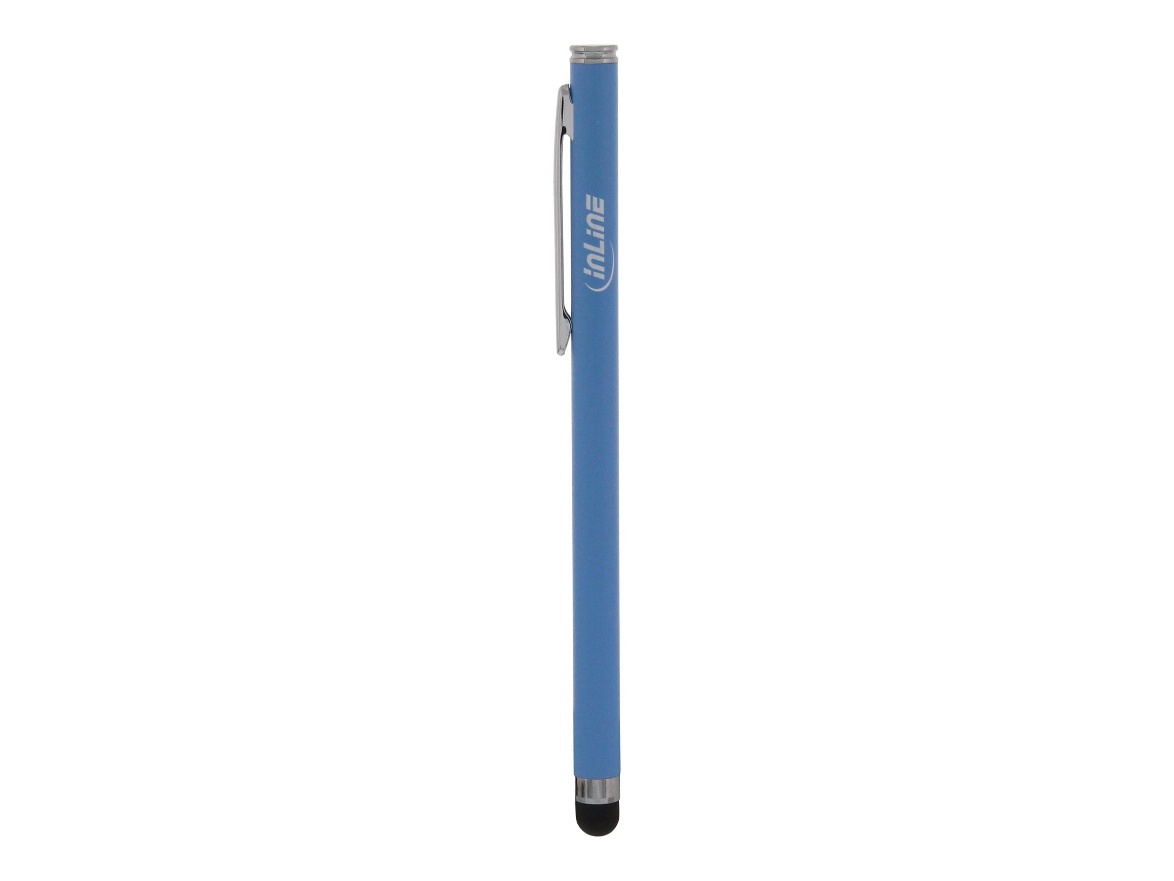 InLine Stylus für Touchscreens von Smartphone und Tablet Blau