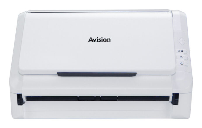 Avision AD340GWN Dokumentenscanner A4 40 ppm Duplex USB 3.2 LAN WLAN Weiß