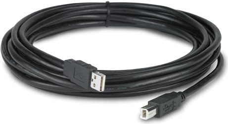 APC NetBotz USB Latching Cable LSZH USB A auf USB B 5 m Schwarz