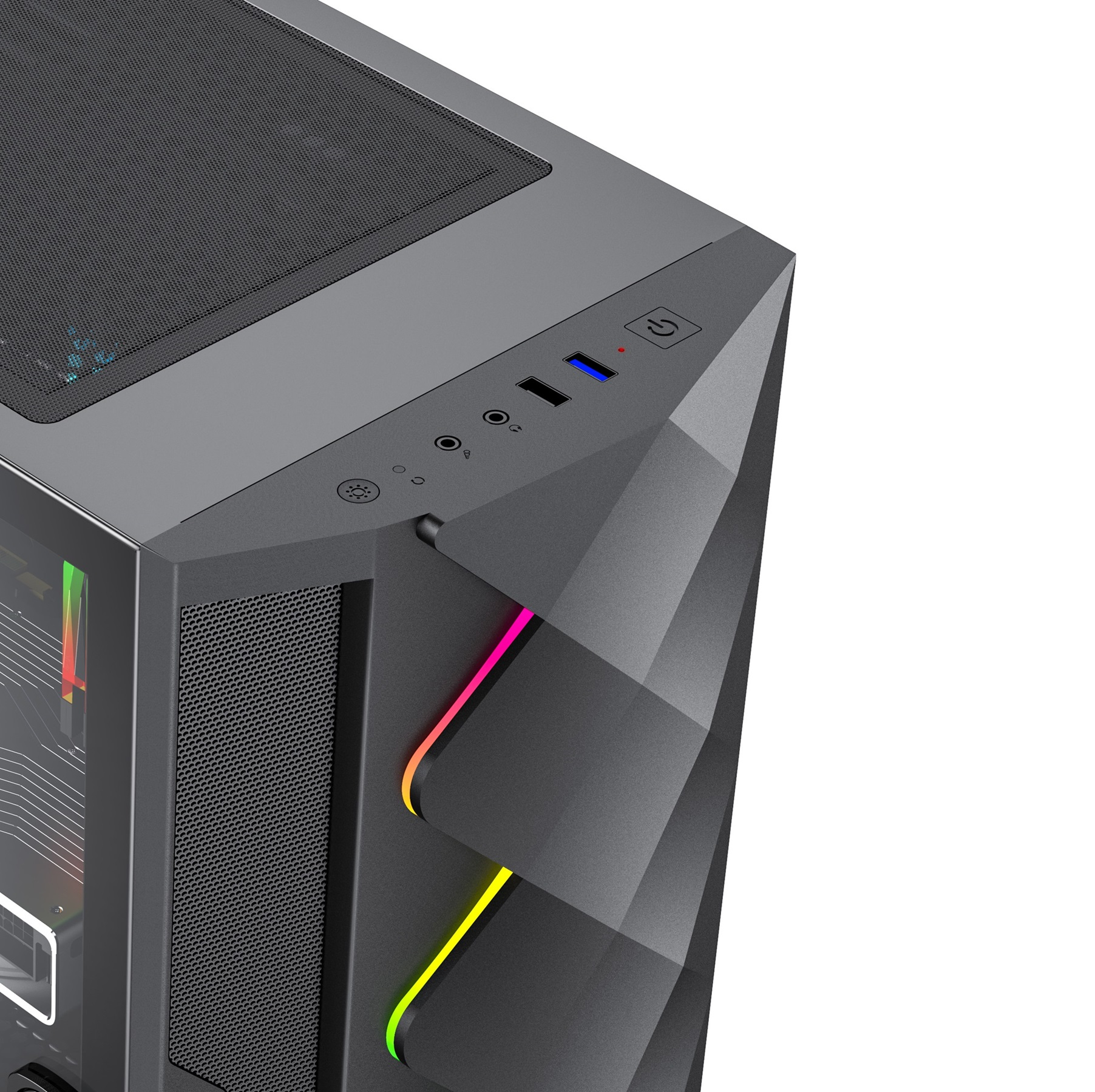 Hyrican GAMEMAX Diamond BK 7795 Gaming-PC AMD Ryzen 5 5500 16 GB RAM 1 TB SSD NVIDIA GeForce RTX 5050 Windows 11 Home Schwarz