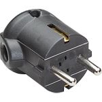 Bachmann Schutzkontaktstecker schwarz, Winkel 911.175 (911.175)