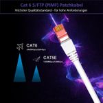 helos Patchkabel S/FTP (PIMF) CAT 6 magenta 2m Patchkabel mit schmalem Knickschutz (118043)