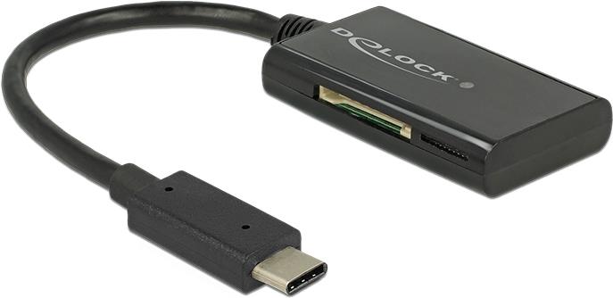 DeLOCK USB 3,1 Gen 1 Card Reader USB Type-C male 4 Slots (91740)