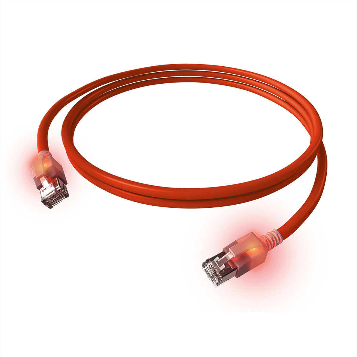 EasyLan saCon Patch-Kabel CAT 6a 2 m SFTP Rot