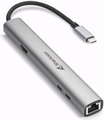 Sharkoon OfficePal Combo Adapter, Dockingstation - (grau)(4044951040704)