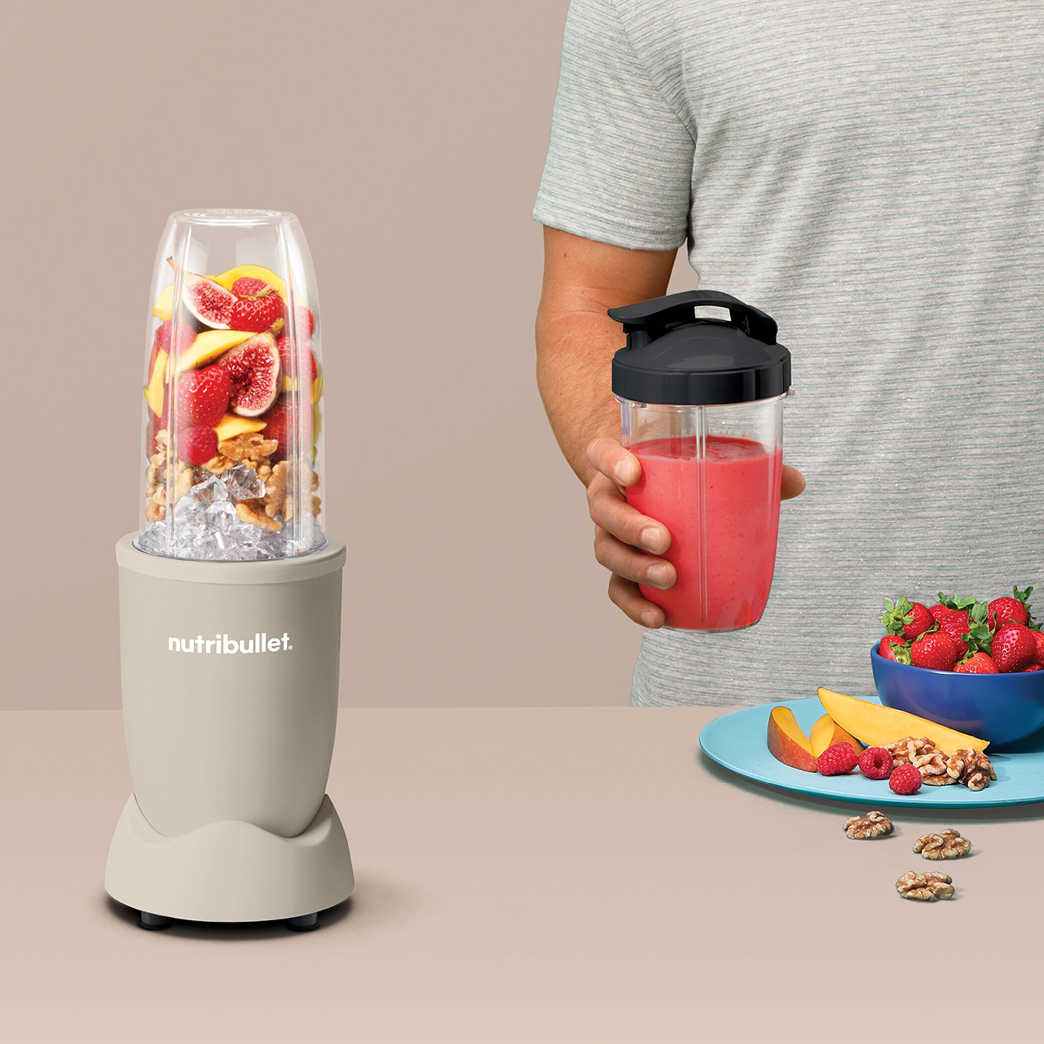 Nutribullet NB907MASN Smoothie-Maker 900 W 0,9 l Beige