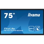iiyama PROLITE TE7514MIS-B2AG Digital Signage Flachbildschirm 190,5 cm (75") LCD WLAN 435 cd/m² 4K Ultra HD Schwarz Touchscreen Eingebauter Prozessor Android 24/7 (TE7514MIS-B2AG)
