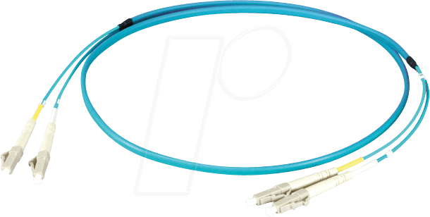 EFB-Elektronik Duplex Jumper LC-LC 50/125µ, OM3, LSZH, aqua, Flat Twin 3x5mm, 3m Hersteller: EFB Elektronik (O0312FT.3)