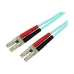 StarTech.com 10Gb Aqua 50/125 Duplex Multimode LSZH LWL- /Glasfaser Patchkabel LC (A50FBLCLC2)