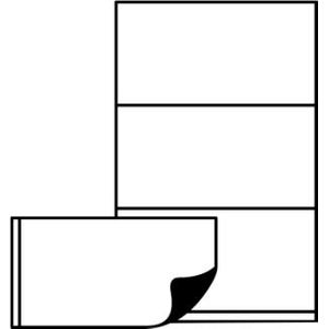 3L Office Products Etikettenhalter 10835 mag. 55x102mm 3 Stück/Pack. (10835)