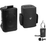 OMNITRONIC Set PORTY-8A Drahtlos-PA-System + Taschensender inkl. Lavaliermikrofon + Soft-Bag (20001028)