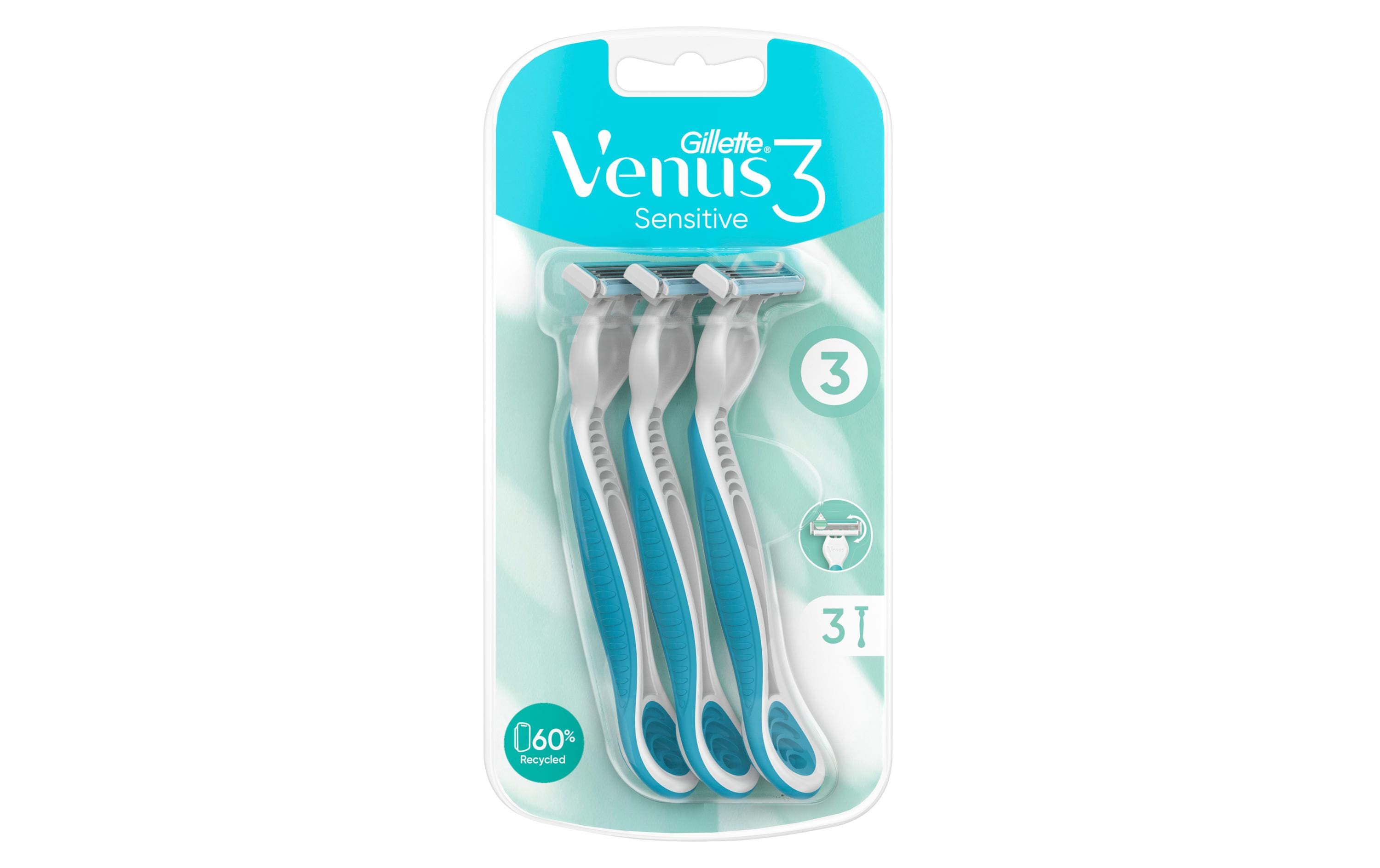 Gillette Venus 3 Sensitive Einwegrasierer 3 St.