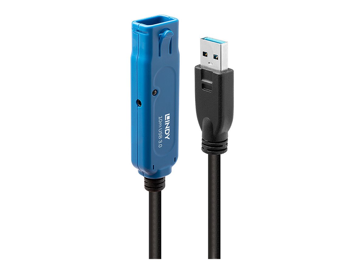 Lindy LINDY USB 3.0 Active Extension Cable Pro 10 m Schwarz