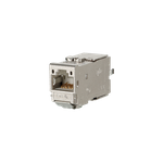 BTR C6Amodul Anschlussbuchse, Cat 6A, 180° Zum Einbau in Modulträger, Datendosen oder IP 44 Aufputzgehäuse (130B11-E)