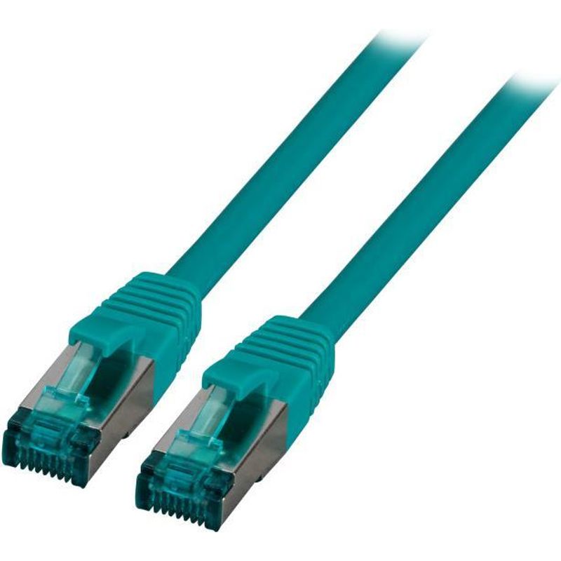 EFB-Elektronik RJ45 Patchkabel Cat.6A S/FTP LSZH grün 0,25m