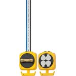 Brennenstuhl Pendel-Stromverteiler 5m 4St 230V IP20 H05VV-F 3G1,5 2-Einhand-Druckluftkupplg. (1151160100)