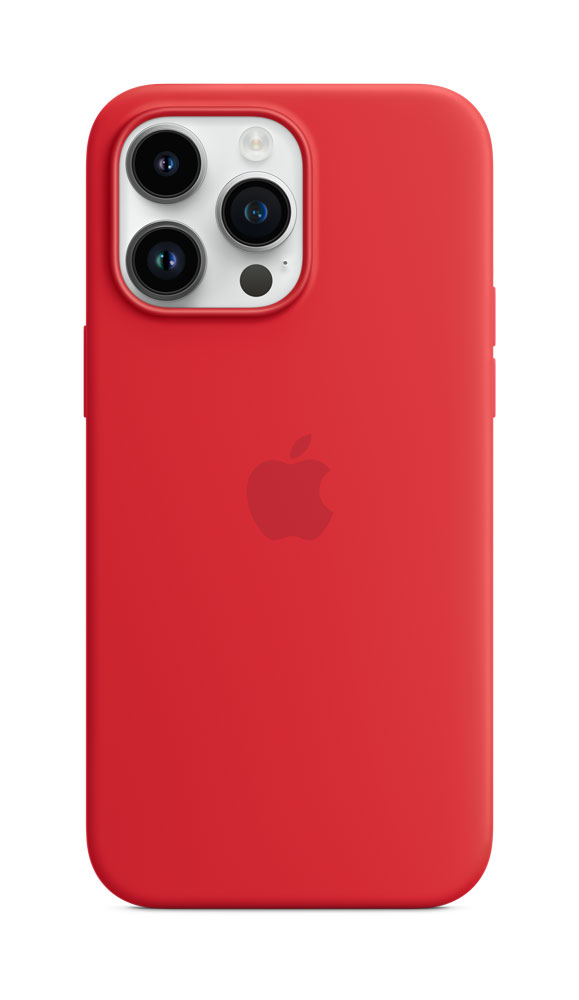 APPLE iPhone 14 Pro Max Silicone Case with MagSafe - (PRODUCT)RED (MPTR3ZM/A)