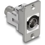Delock Panel Mount BNC Buchse zu silber weiss (90880)