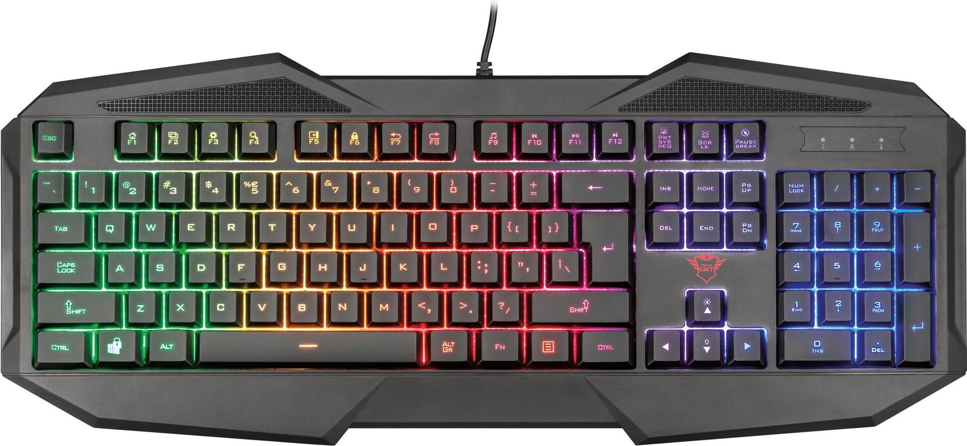 Trust GXT 830-RW Avonn Gaming Tastatur hintergrundbeleuchtet 22278