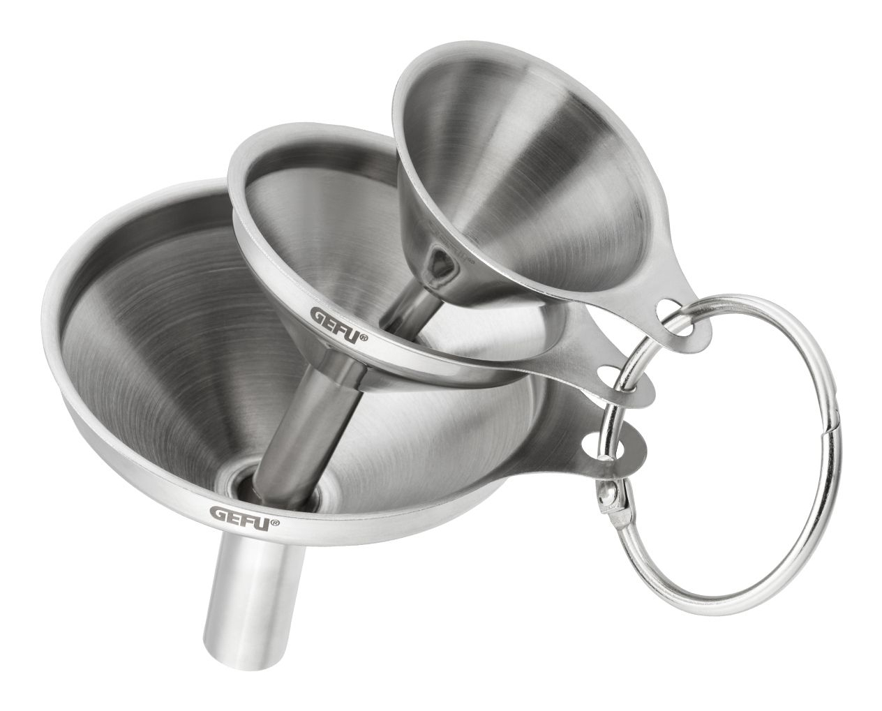 Gefu VERSARE Trichter-Set 3-teilig Edelstahl