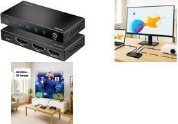 HDMI splitter, 1x2-Port, 4K/60 Hz, HDCP,EDID, HDR, CEC, downscaler (HD0066)