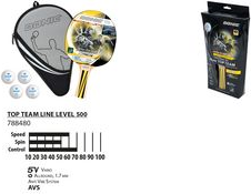 DONIC SCHILDKRÖT Tischtennis Geschenkset "Top Team 1270,00cm (500") Set bestehend aus 1 Tischtennisschläger Top Team 500, - 1 Stück (788480)